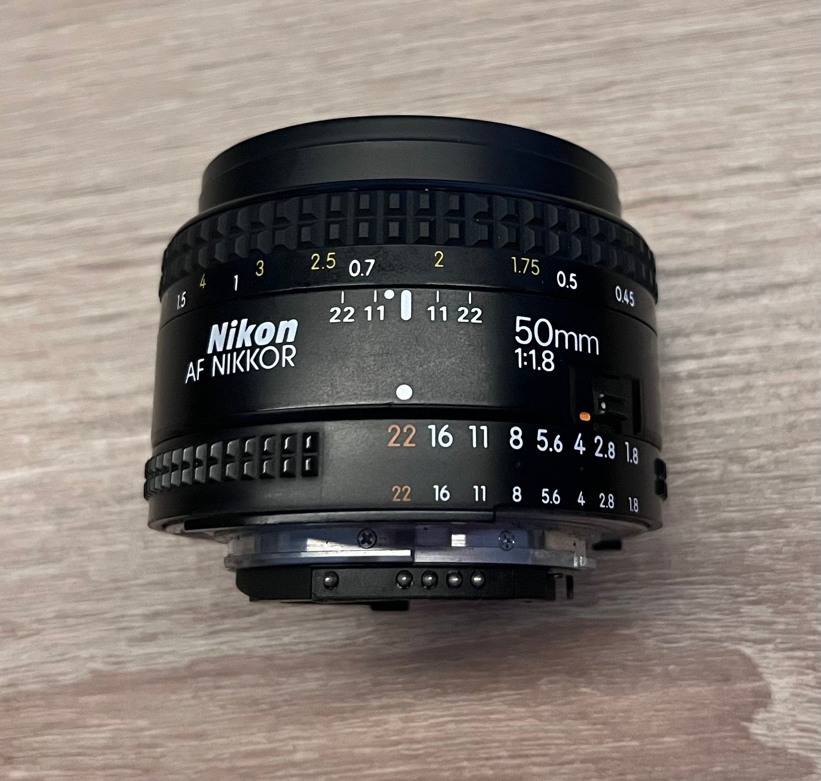 Nikon Nikkor AF 50mm 1:1.8, Audio, Tv en Foto, Fotografie | Lenzen en Objectieven, Ophalen of Verzenden, Zo goed als nieuw, Standaardlens