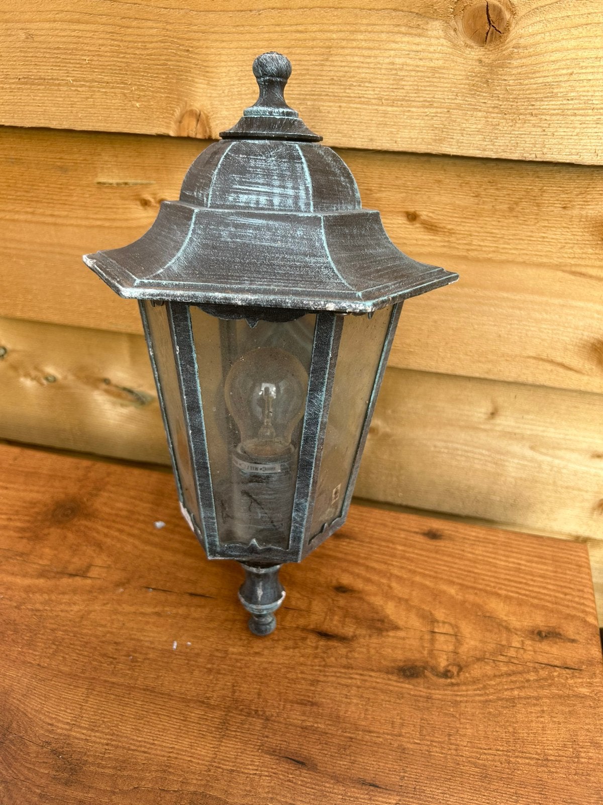 Buiten wand lantaarn, Gebruikt, Wandlamp, Ophalen of Verzenden, Netvoeding