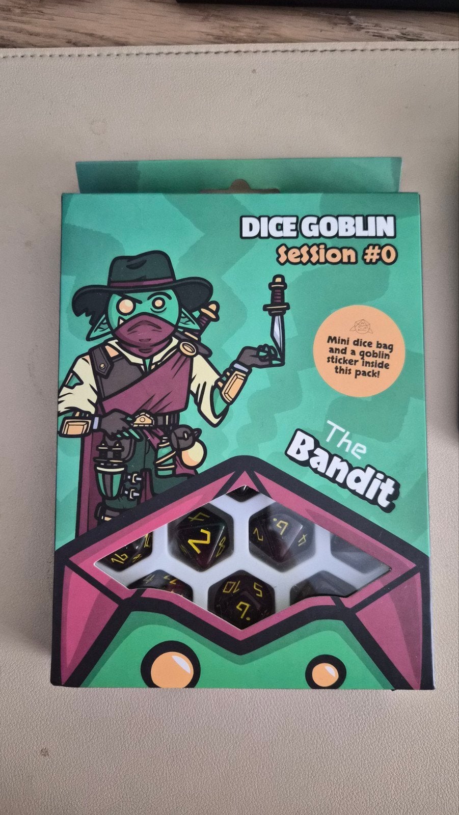 Dice Goblin Session #0: The Bandit dobbelstenen set, Ophalen of Verzenden
