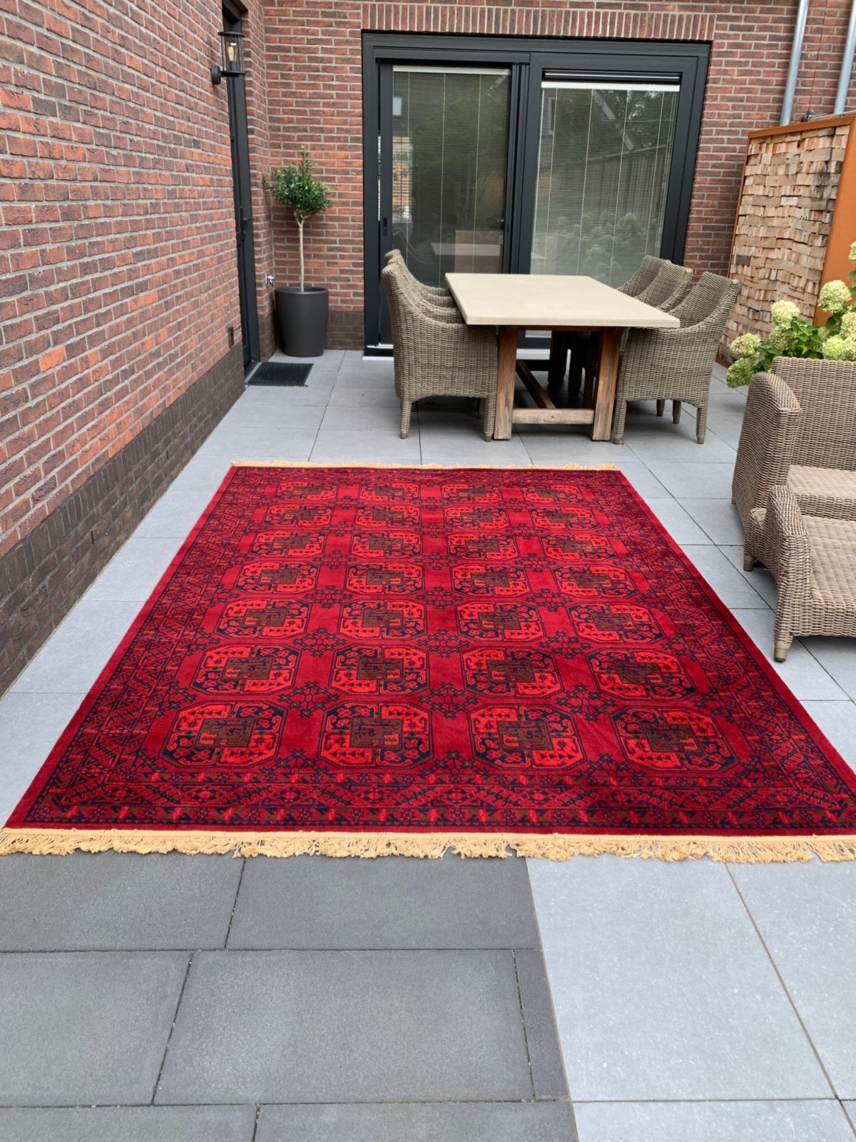 Super Leuk Sfeervol Vintage Vloerkleed in Nieuwstaat., Ophalen, 200 cm of meer, Zo goed als nieuw, Rechthoekig