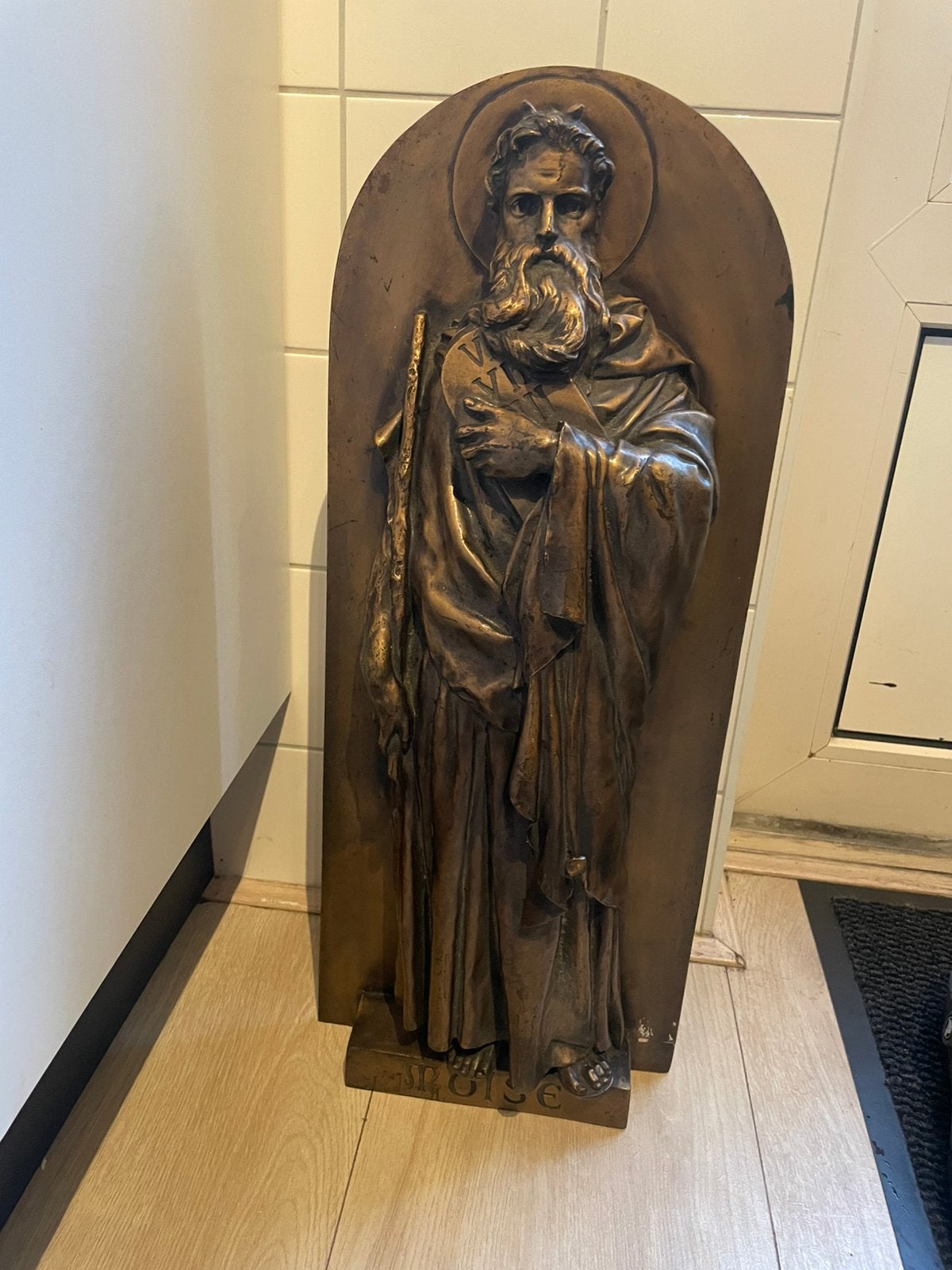 Bronzen Beeld Antoine-Pierre Aubert - Moïse, Ophalen