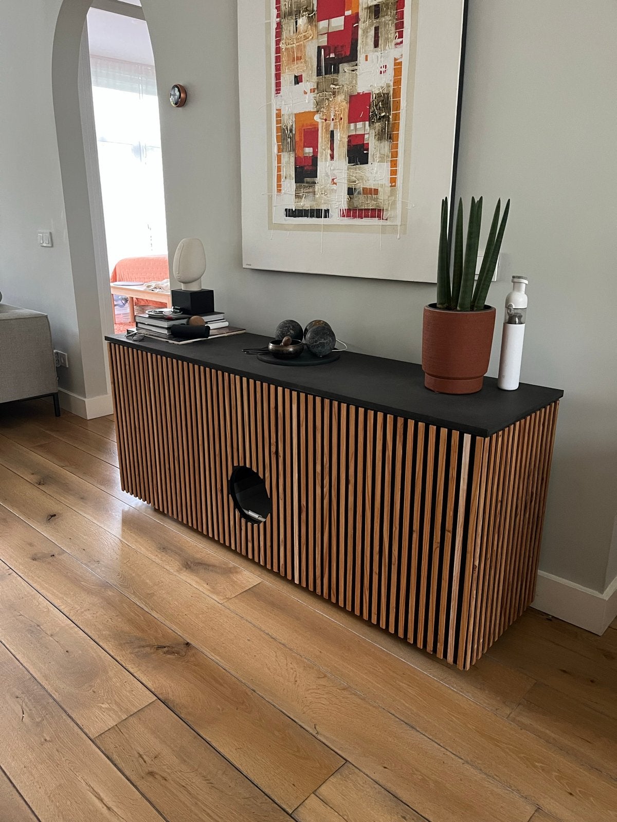 Kast voor kattenbak - custom made, Ophalen