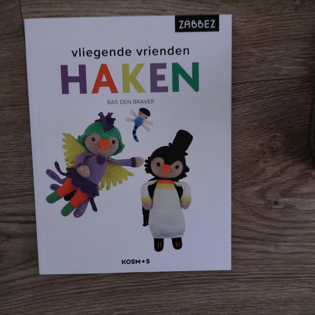 Vliegende vrienden haken. Door Bas den Braver, Ophalen of Verzenden, Haken, Patroon of Boek