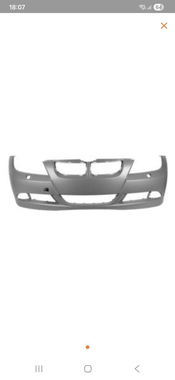 Bumper bmw e90, Auto-onderdelen, Carrosserie en Plaatwerk, Ophalen, Nieuw, BMW, Bumper