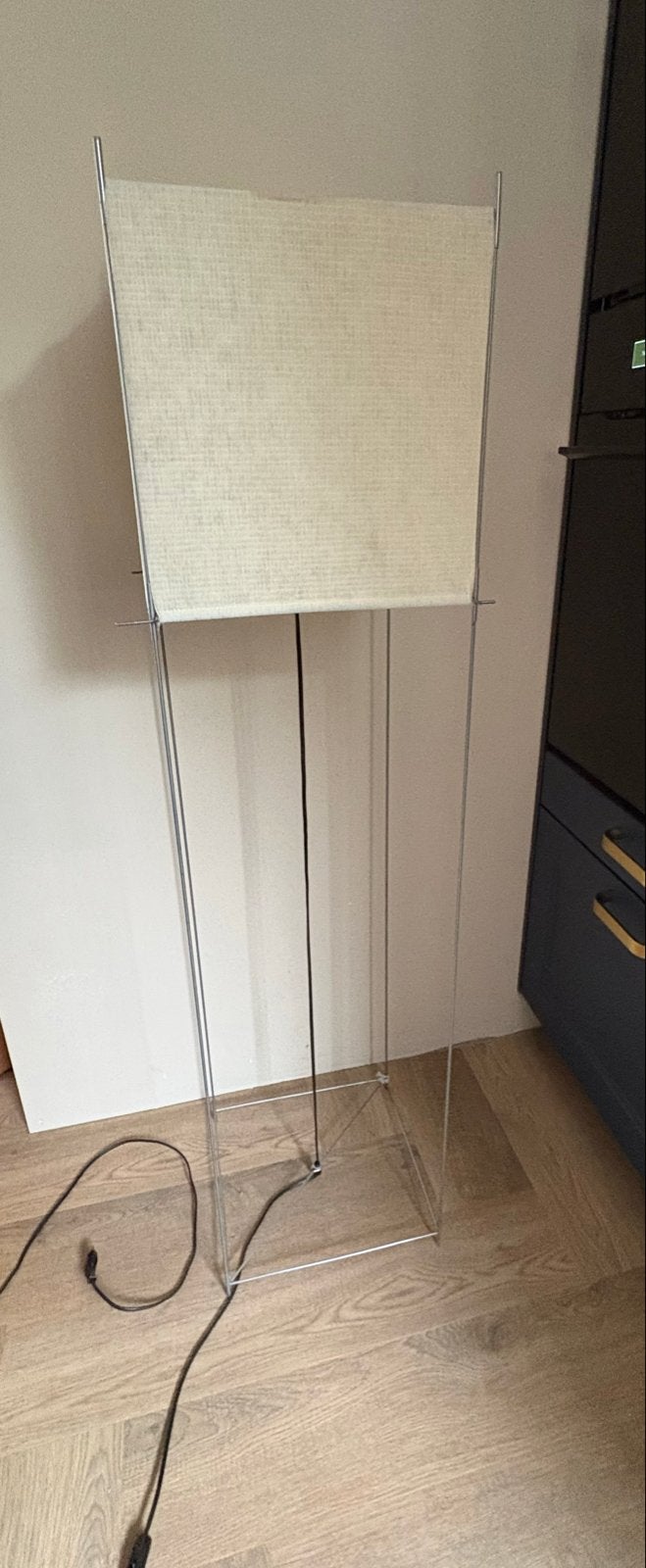 Lotek lamp 123 - 120cm hoog, 30x30cm breed/diep, Ophalen, Gebruikt, Metaal, 100 tot 150 cm