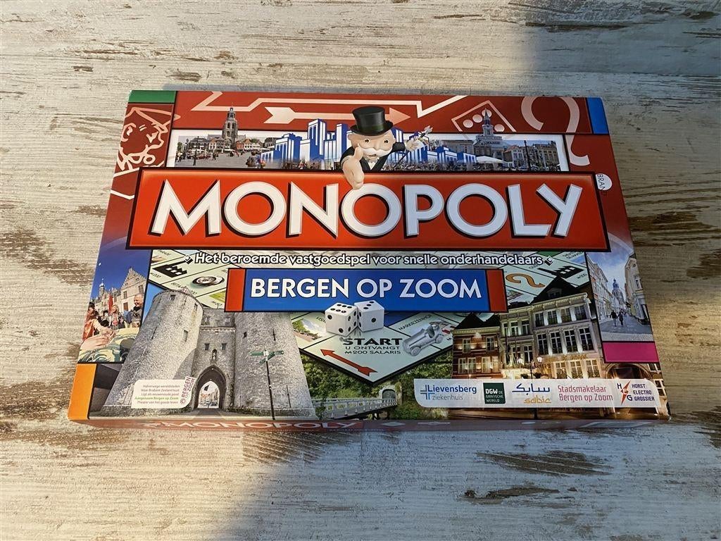 Monopoly Bergen op Zoom het beroemde vastgoedspel [s651], Verzenden, Zo goed als nieuw