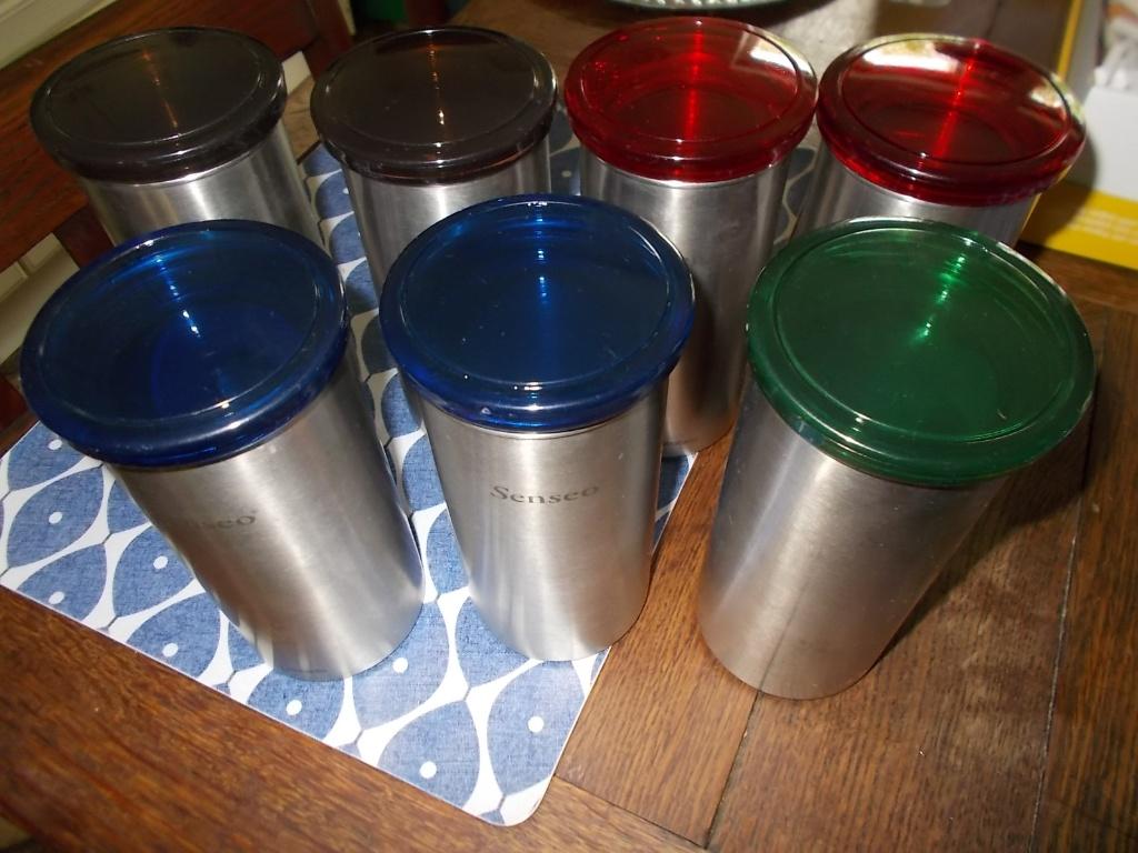 Brabantia Senseo padhouder., Ophalen of Verzenden, Zo goed als nieuw, Voorraadpot, Metaal