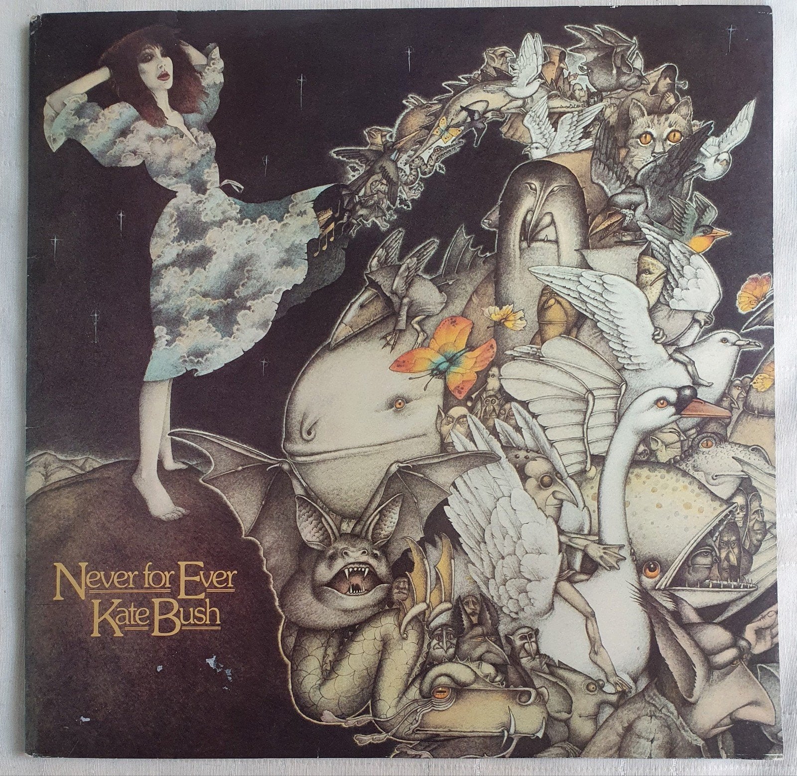 LP Kate Bush - Never for ever - 1A 062 07339 - 1980, Cd's en Dvd's, LP, Verzenden, Zo goed als nieuw, 12 inch