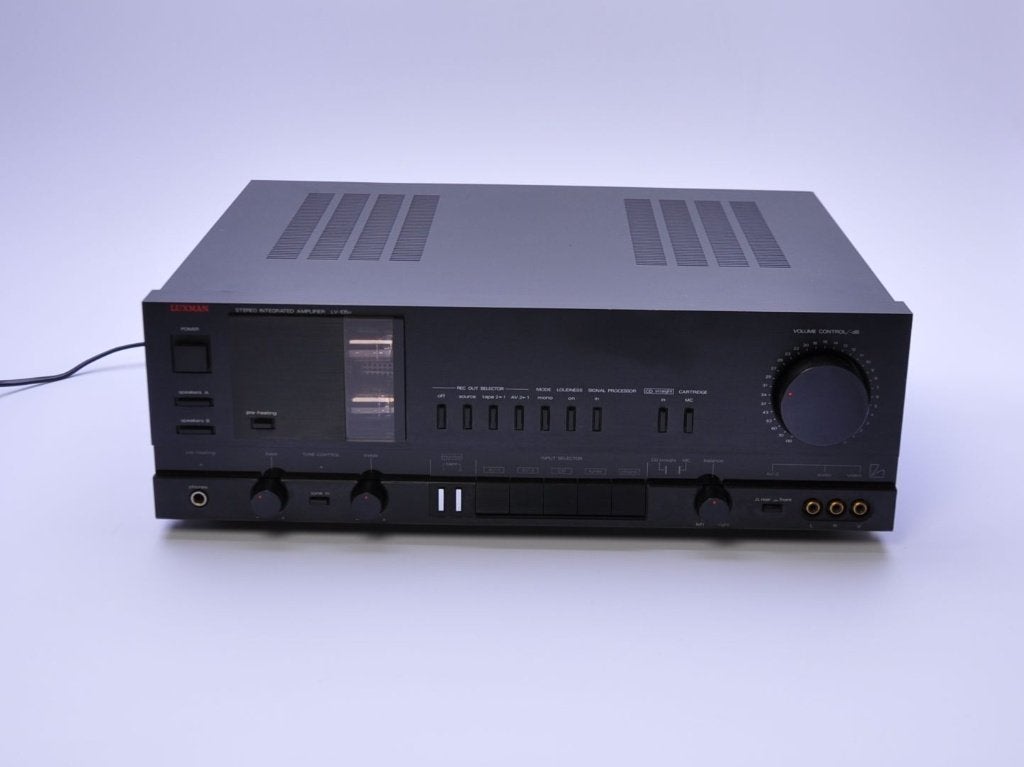 Luxman LV-105U Hybride Versterker (buizen/transistor), Overige merken, Ophalen of Verzenden, Zo goed als nieuw, 60 tot 120 watt