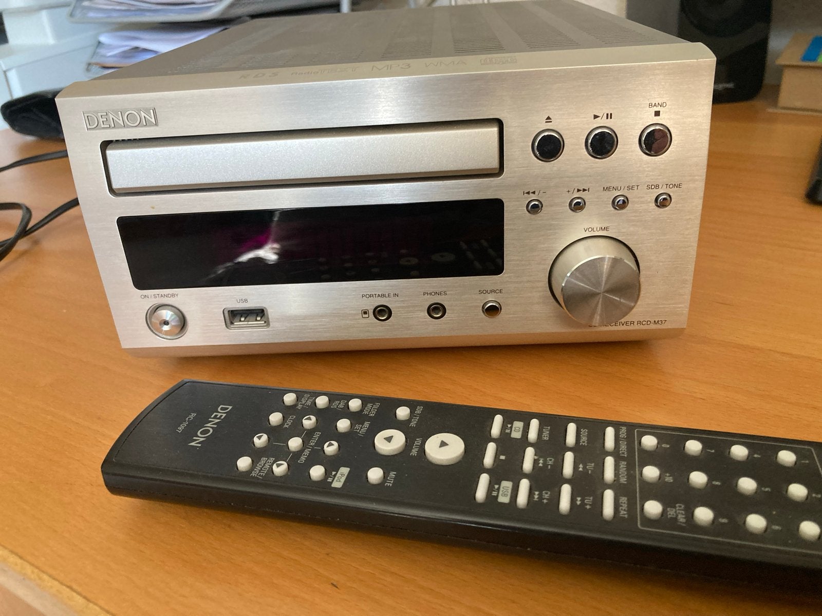 Denon RCD-M37 Microset met CD-speler en Radio, Audio, Tv en Foto, Stereo-sets, Ophalen, Gebruikt, Denon, Microset