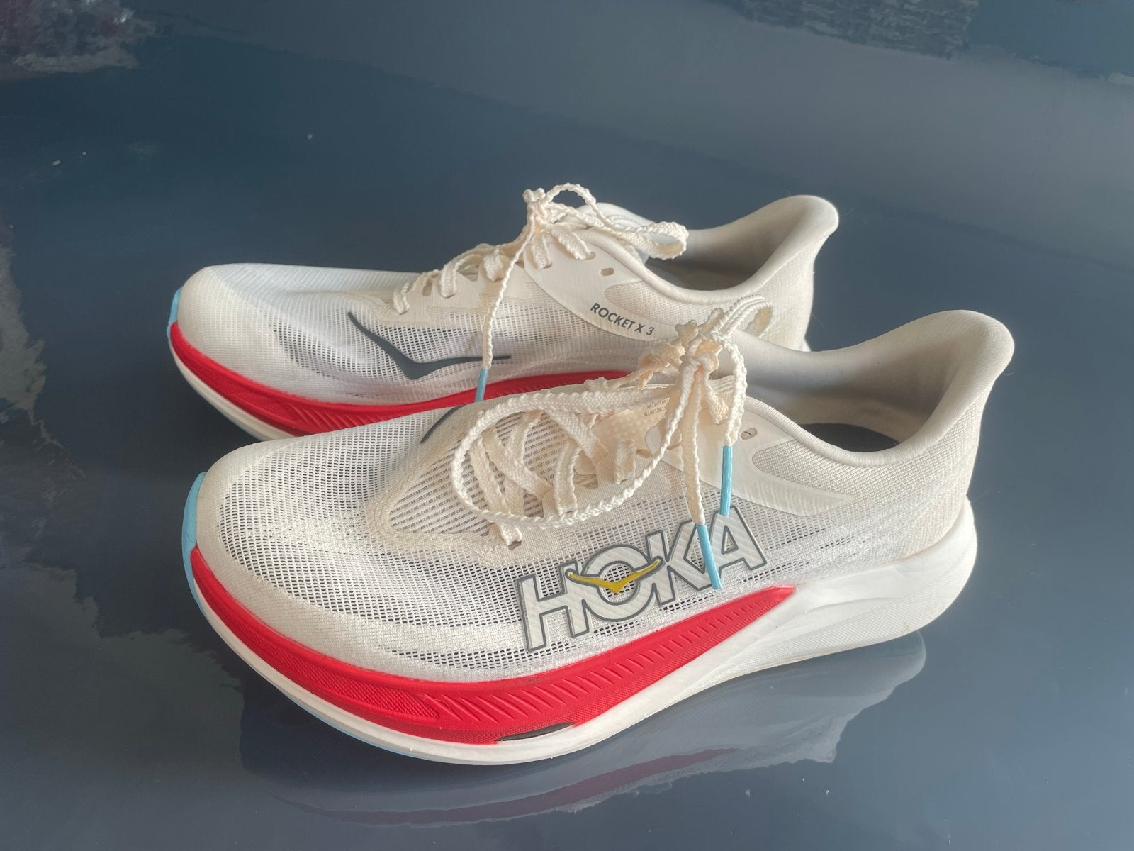 Hoka Rocket X 3 hardloopschoenen - Zo goed als nieuw, Sport en Fitness, Overige merken, Hardloopschoenen, Ophalen of Verzenden