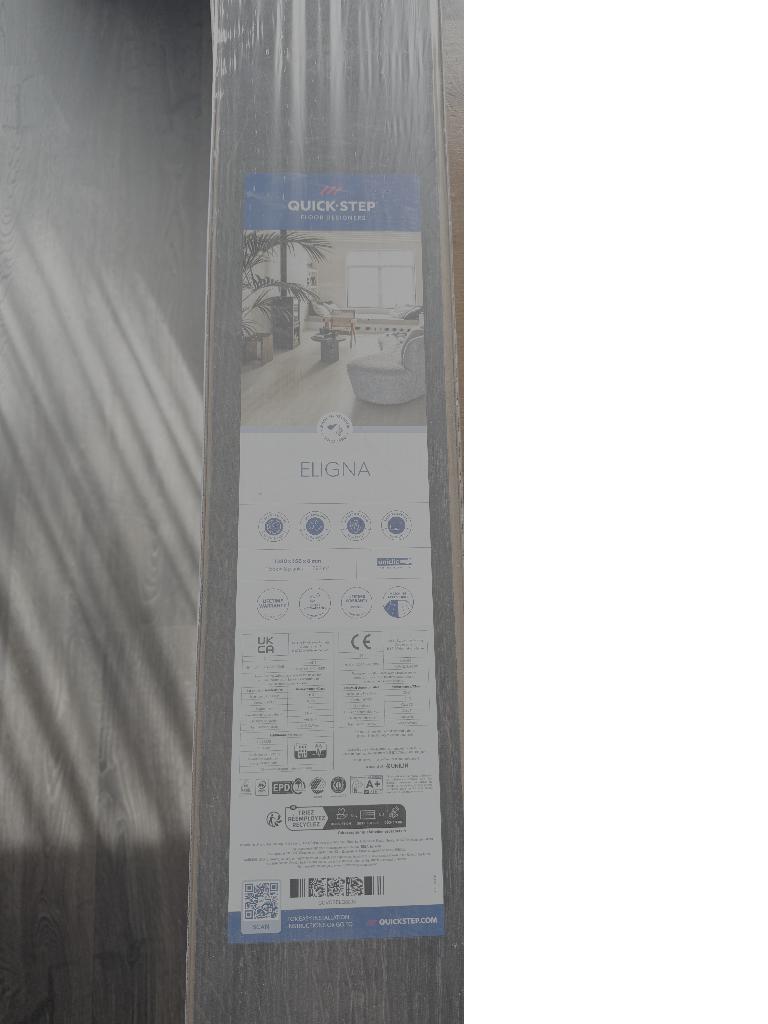 QuickStep Eligna New Castle Donker Eik EL 3581, Ophalen, 50 tot 150 cm, Nieuw, 10 m² of meer