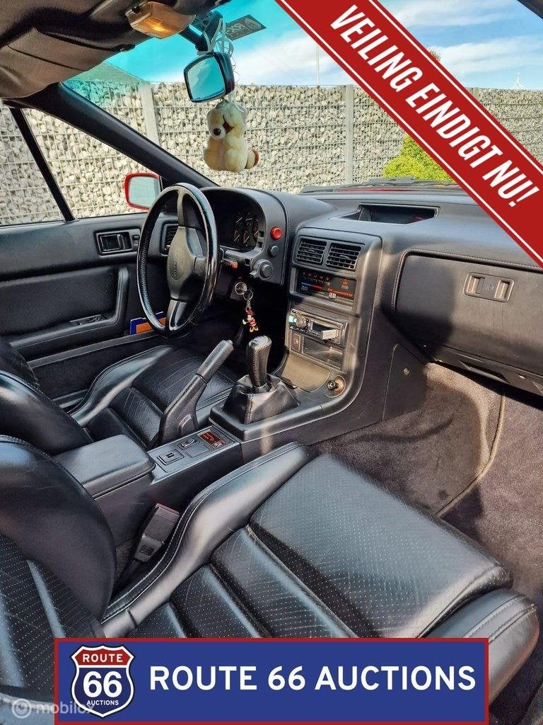 Mazda RX-7 Cabriolet | 1988 | Route 66 Auctions, Auto's, Overige carrosserieën, Zwart, Bedrijf, Handgeschakeld