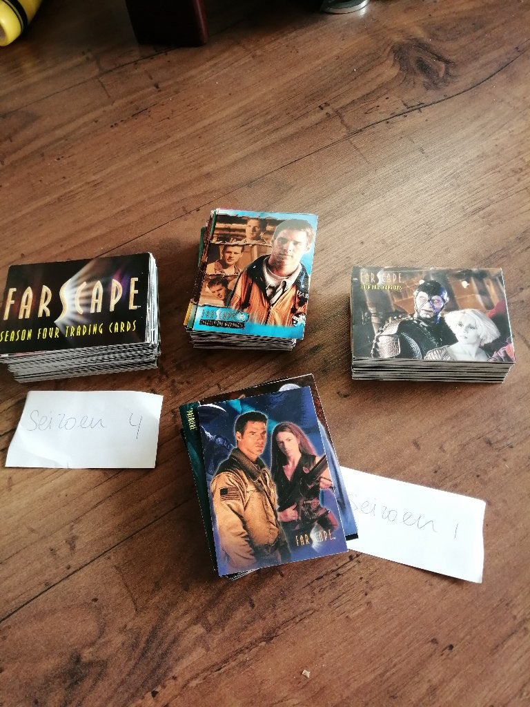 Farscape 360 trading cards, Ophalen of Verzenden, Gebruikt, Tv, Foto of Kaart
