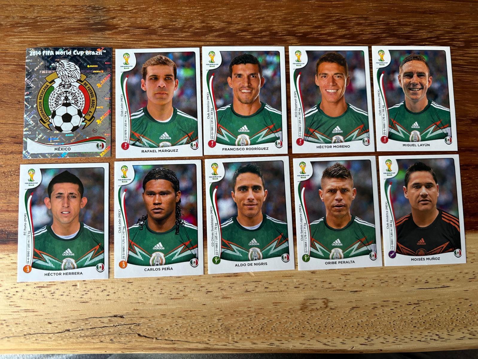 Panini WK 2014 Brazilië Mexico Stickers/Plaatjes, Ophalen of Verzenden, Nieuw, Stickers en Plaatjes