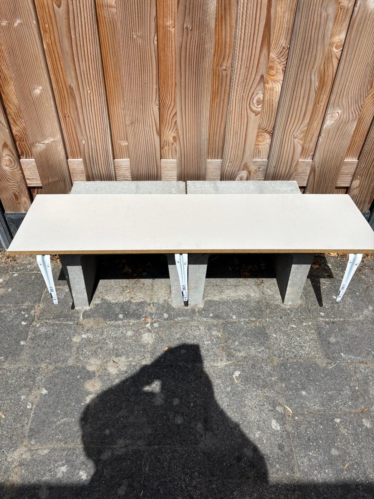 Plank met beugels (2 stuks), Tuin en Terras, Tuinbanken, Ophalen