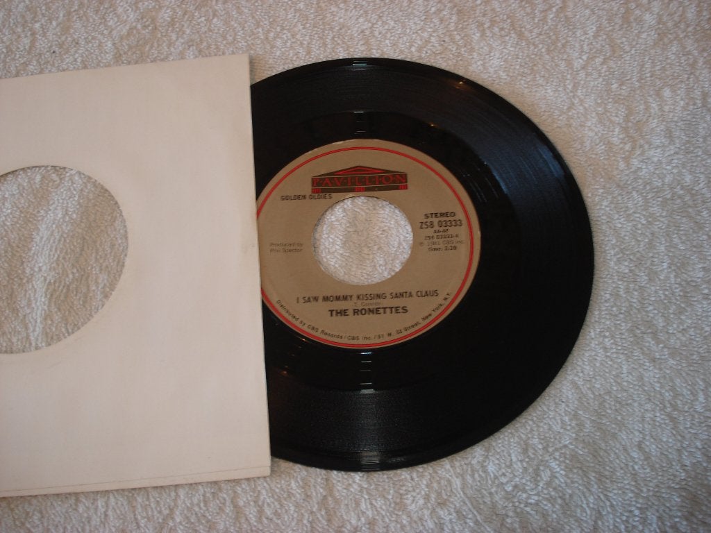 The Ronettes  I Saw Mommy Kissing Santa Claus   Kerst, Reissue, Ophalen of Verzenden, Zo goed als nieuw, Pop