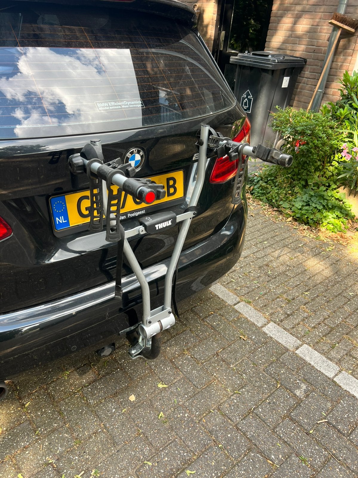 Thule fietsdrager 2 fiets, Ophalen, Zo goed als nieuw, Trekhaakdrager
