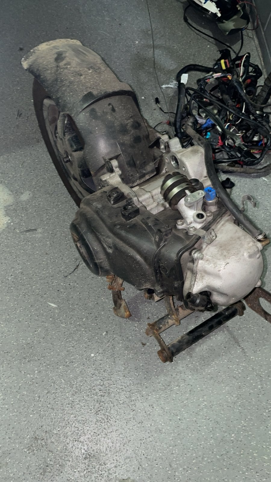 Piggio zip mallosi 80cc injectie blok, Ophalen of Verzenden, Gebruikt
