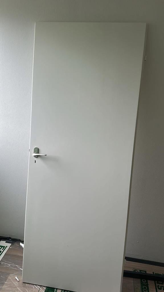 Opdekdeur links draaiend, Doe-het-zelf en Verbouw, Deuren en Horren, Ophalen, Gebruikt, Minder dan 80 cm, Binnendeur