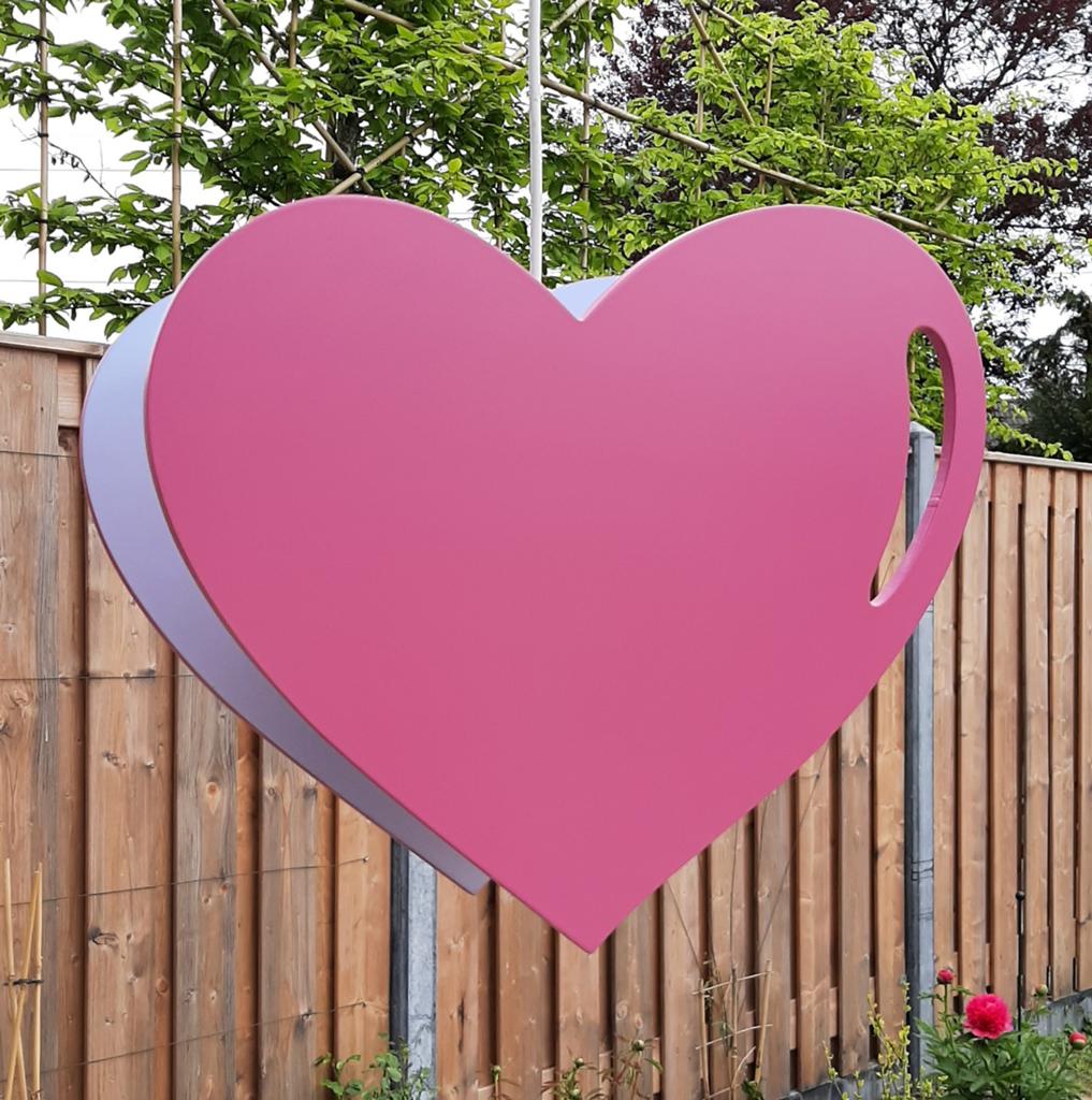 Roze hart lamp kinderlamp, Kinderen en Baby's, Kinderkamer | Inrichting en Decoratie, Ophalen, Zo goed als nieuw, Lamp