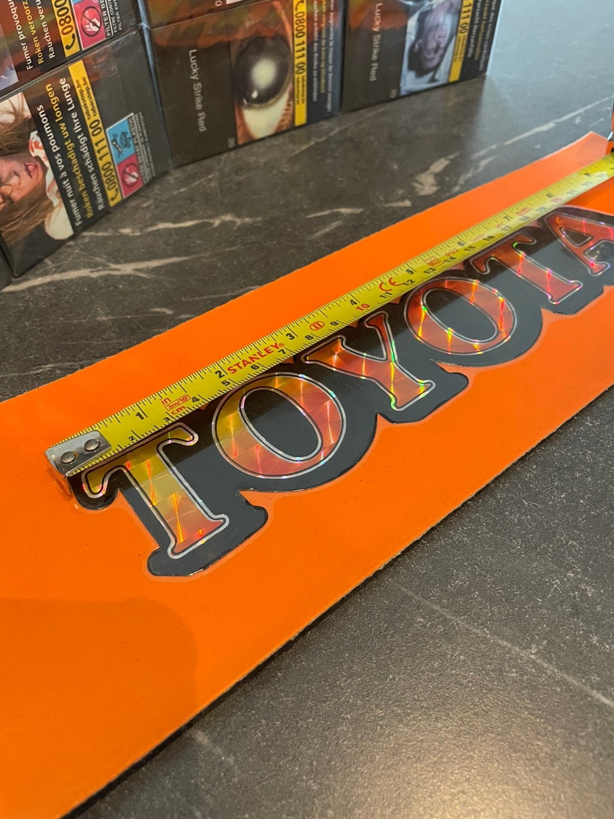 Vintage Toyota sticker, Ophalen of Verzenden