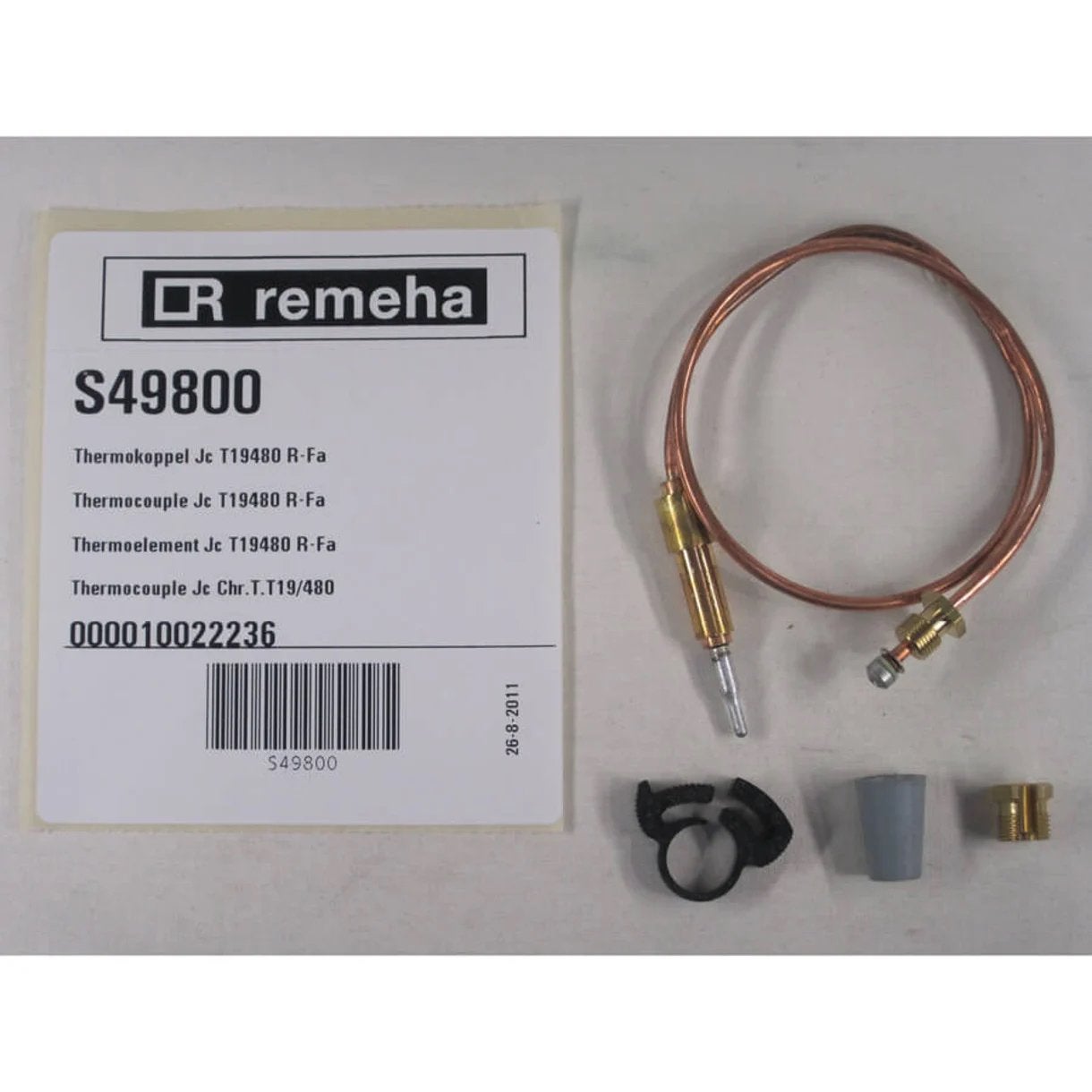 Remeha thermokoppel JC T19480 R-FA S49800, Ophalen of Verzenden, Nieuw