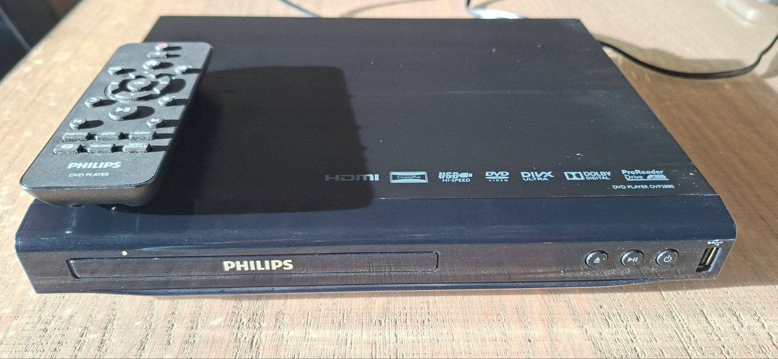 Compacte Philips DVD-speler met HDMI en USB, Ophalen of Verzenden, Gebruikt, Philips