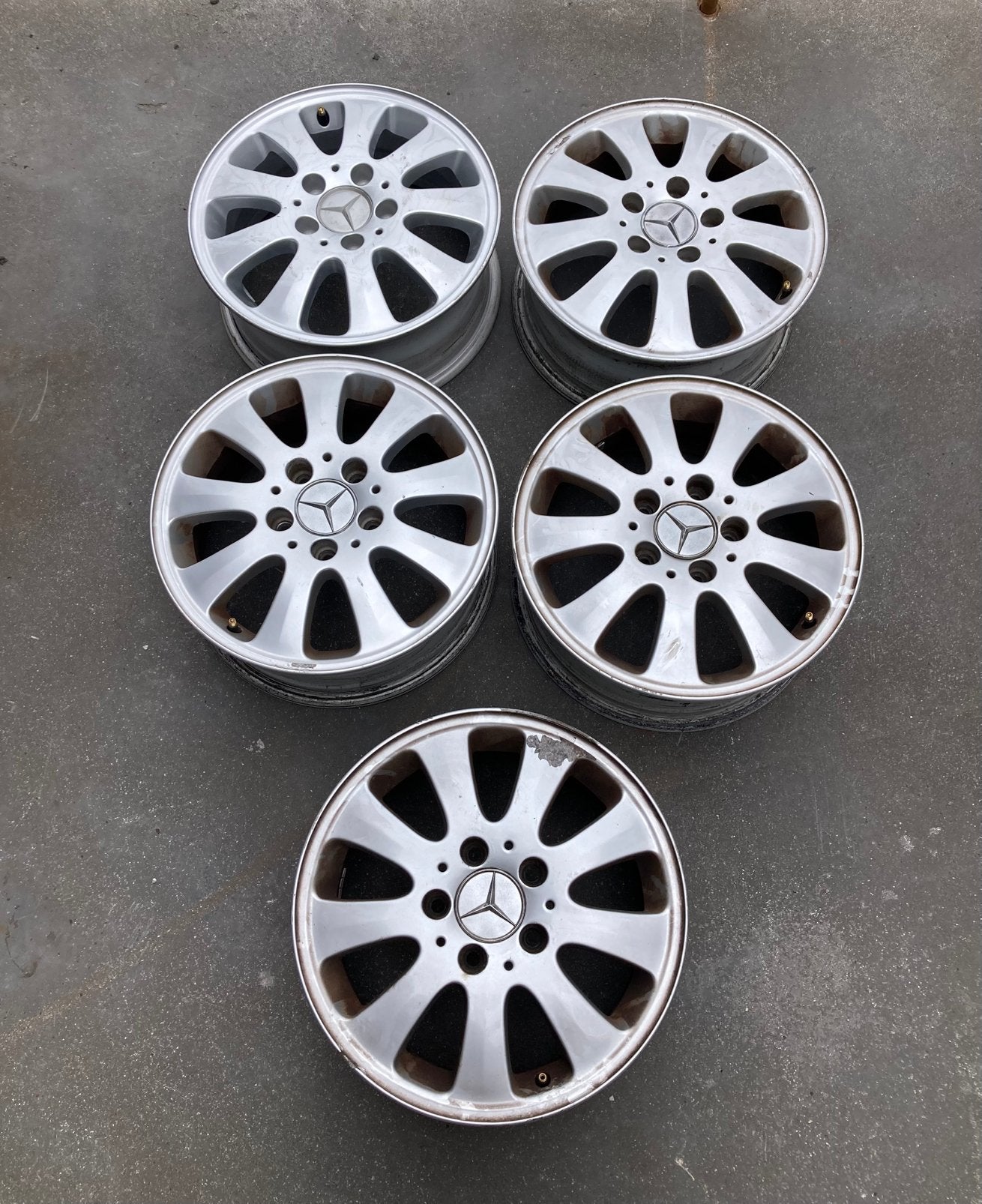 Metcedes W169 velgen A160, Auto-onderdelen, Banden en Velgen, Ophalen, 15 inch, 205 mm, Band(en)