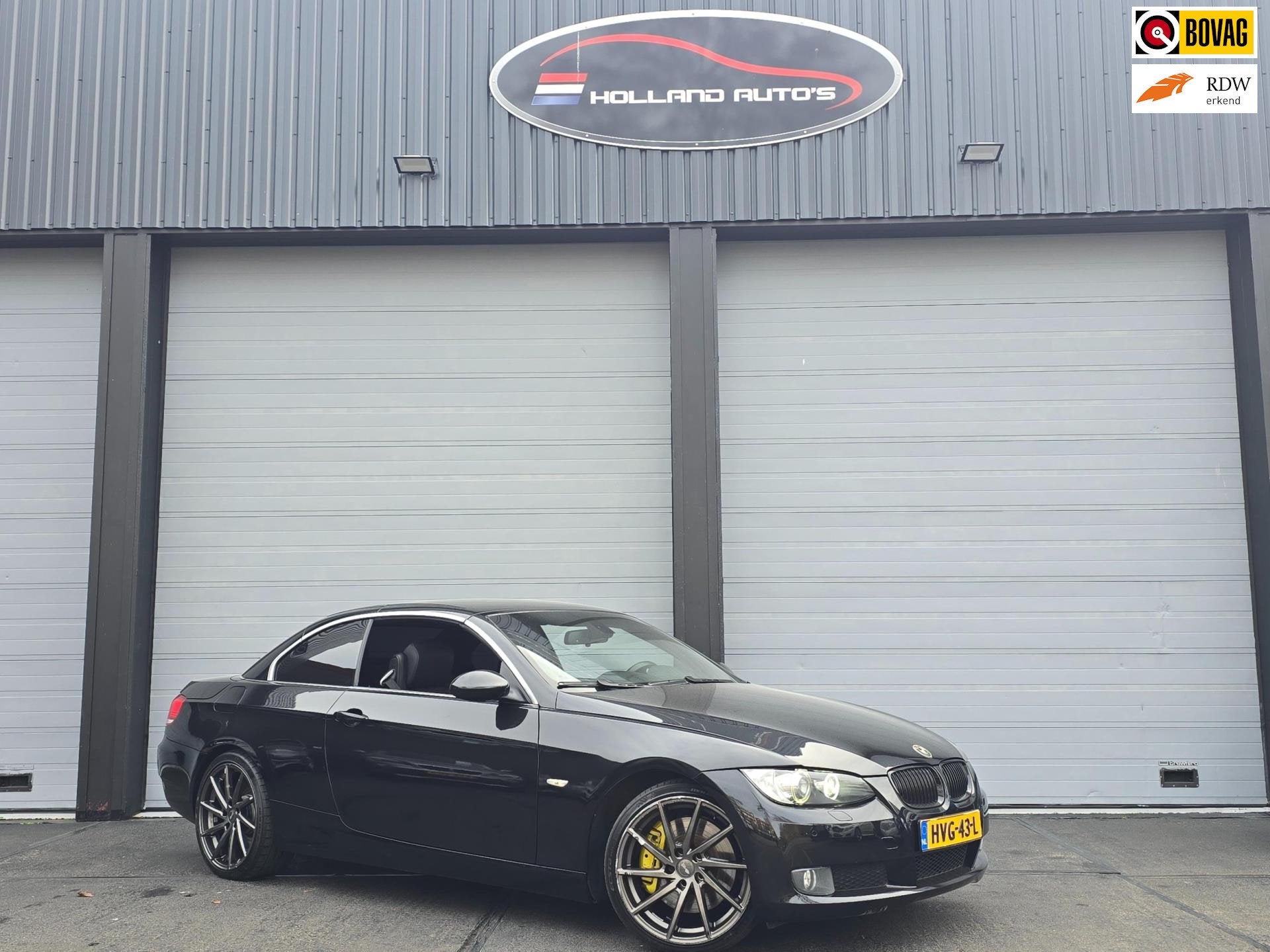 BMW 3-serie Cabrio 330i, Achterwielaandrijving, Gebruikt, Zwart, Cabriolet