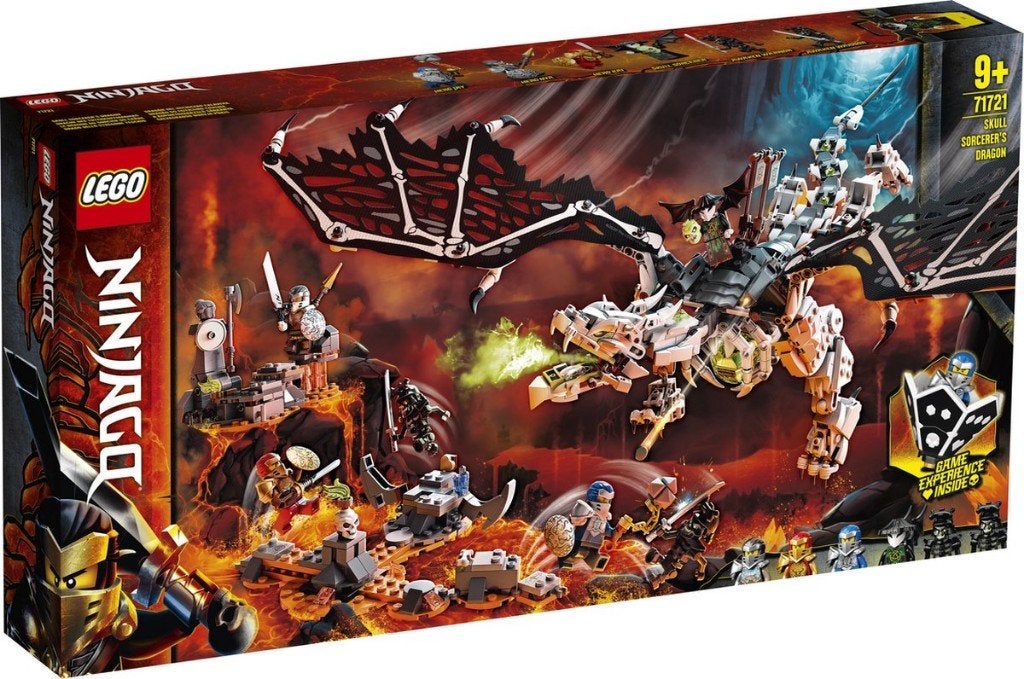 Lego Ninjago - Skull Sorcerers Draak (71721), Nieuw, Ophalen of Verzenden, Compleet, Lego