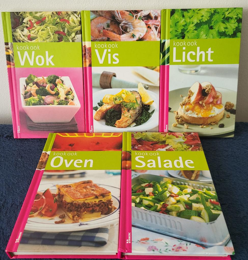 NIEUW 5 hardcover kook ook boekjes met heerlijke recepten, Verzenden, Nieuw
