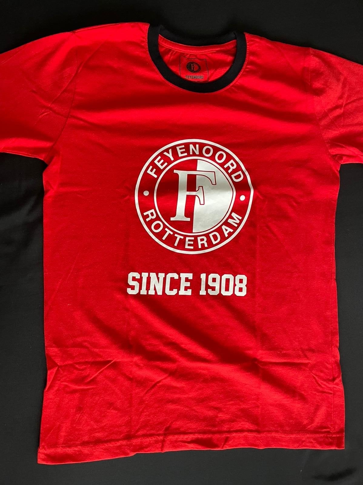 Feyenoord T-shirt - Rood - Maat 164/170, Ophalen of Verzenden, Zo goed als nieuw, Overige maten, Rood