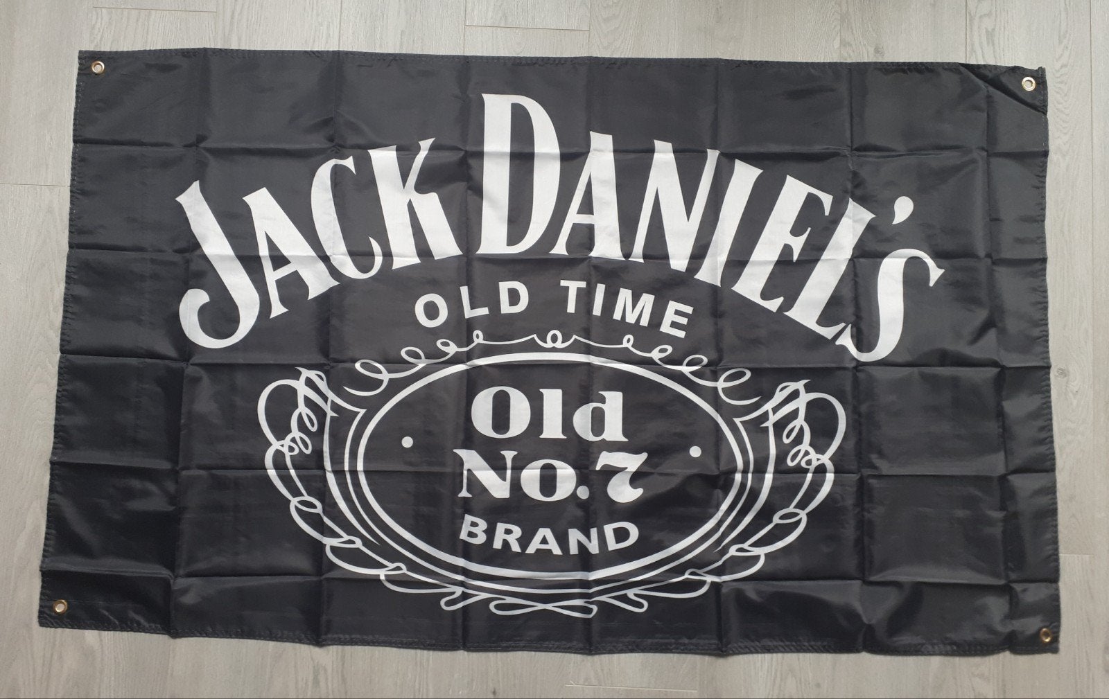 Jack Daniels 90x150 cm Reclame Vlag, Ophalen of Verzenden, Nieuw, Reclamebord