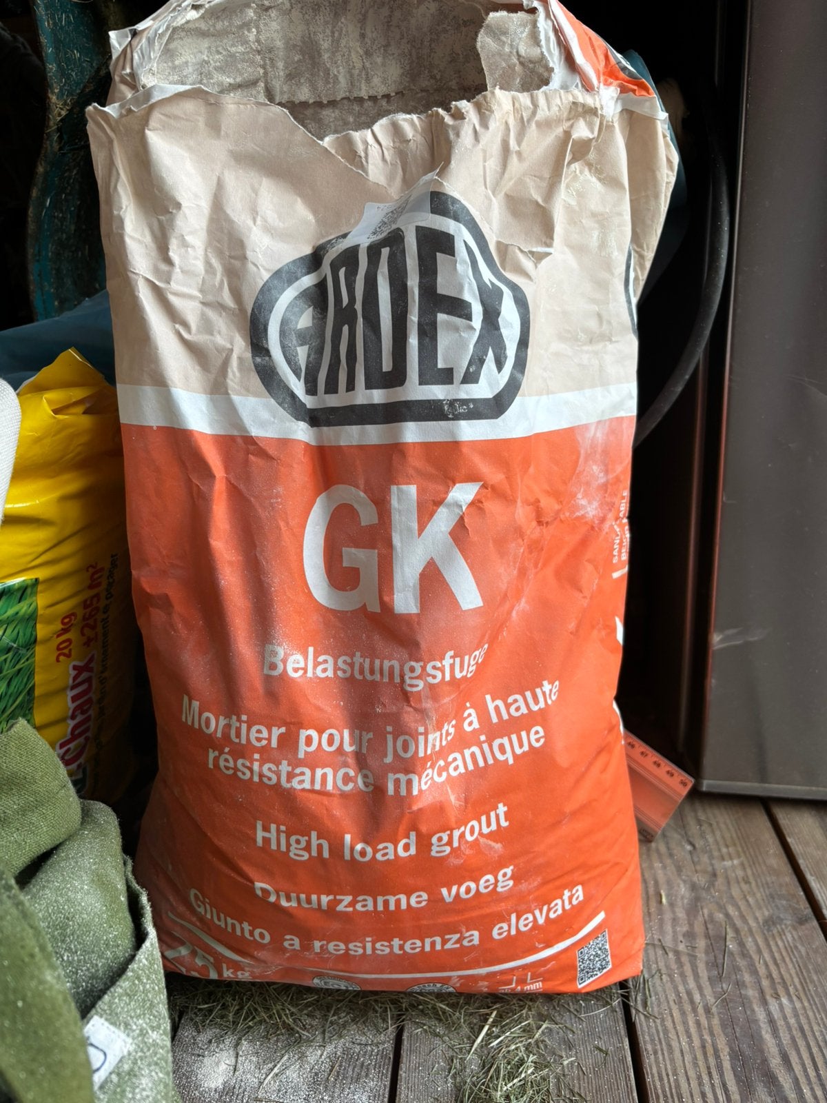 Ardex voegmortel beige, Doe-het-zelf en Verbouw, Tegels, Ophalen, Overige typen, Minder dan 20 cm, Zo goed als nieuw