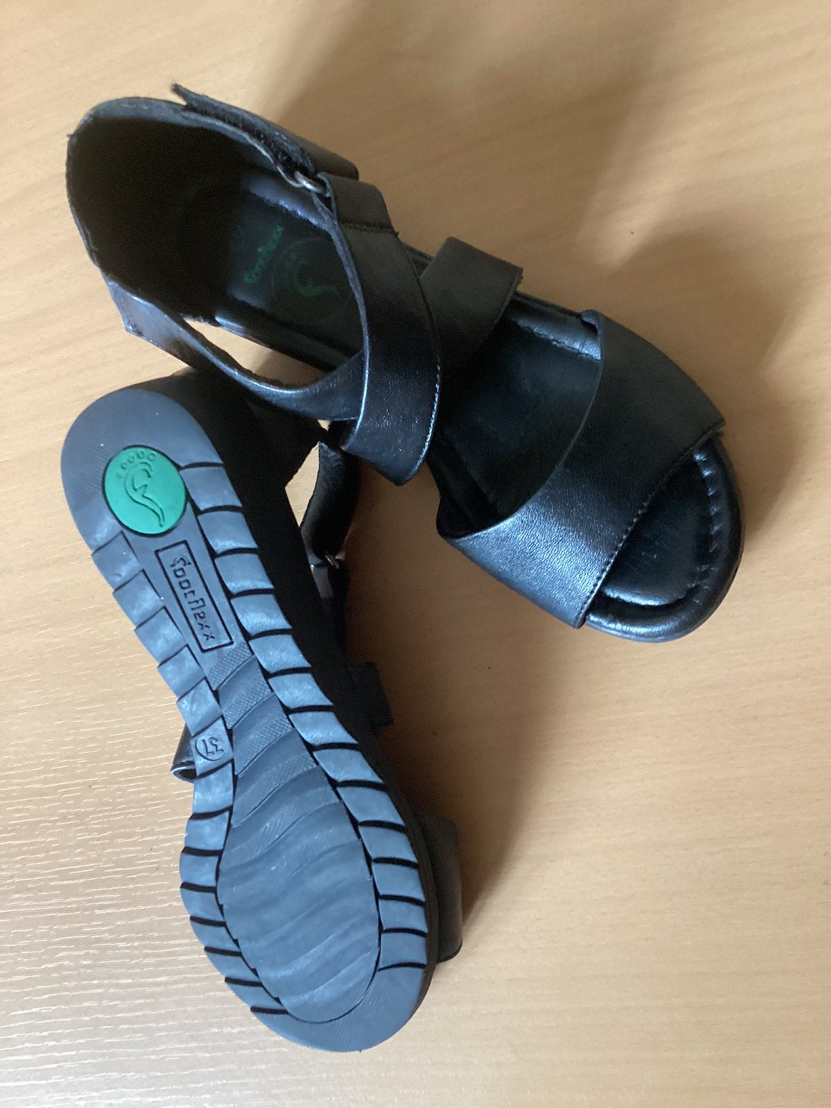 FOOT FLEXX.  Dames sandalen maat 37 kleur zwart, Zwart, Zo goed als nieuw, Sandalen of Muiltjes, Ophalen of Verzenden