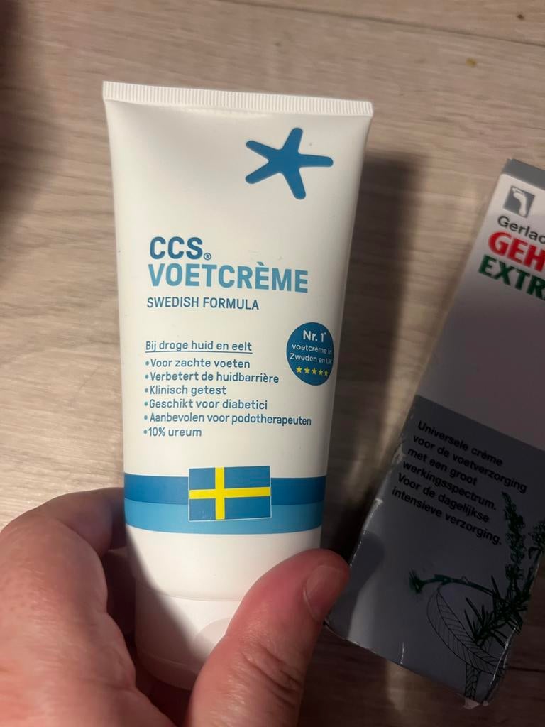 CCS Voetcrème en Gerlach Gehwol Extra, Verzenden, Nieuw, Bodylotion, Crème of Olie