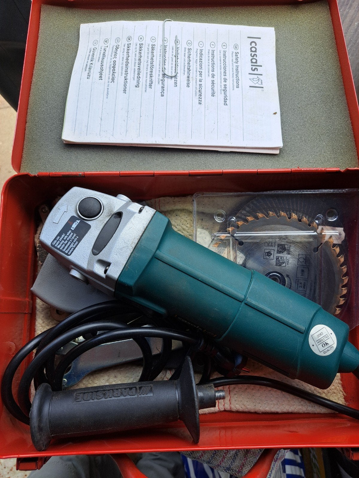 Te koop haakzeslijptol, Ophalen of Verzenden, Minder dan 700 watt, Werkbankslijpmachine