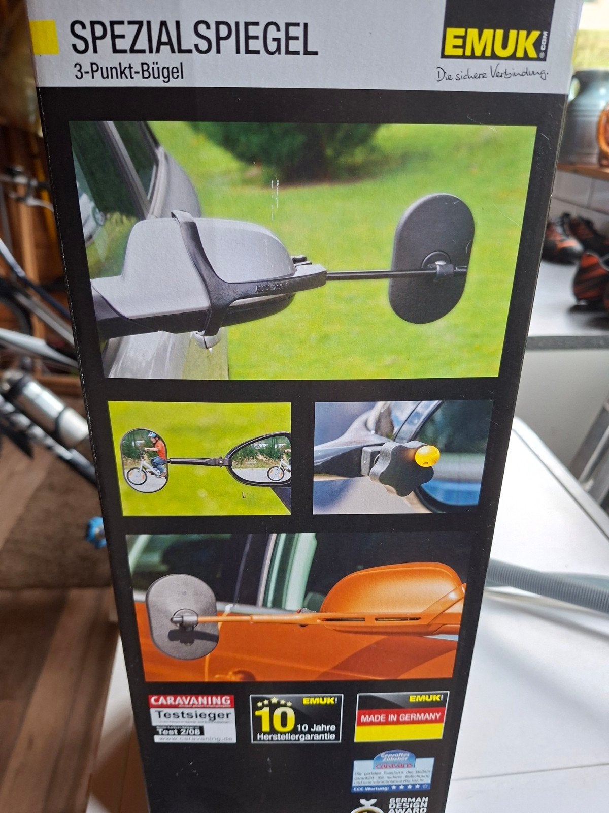 EMUK Speciale Caravan Spiegels voor Audi A3, A4, A5, Ophalen