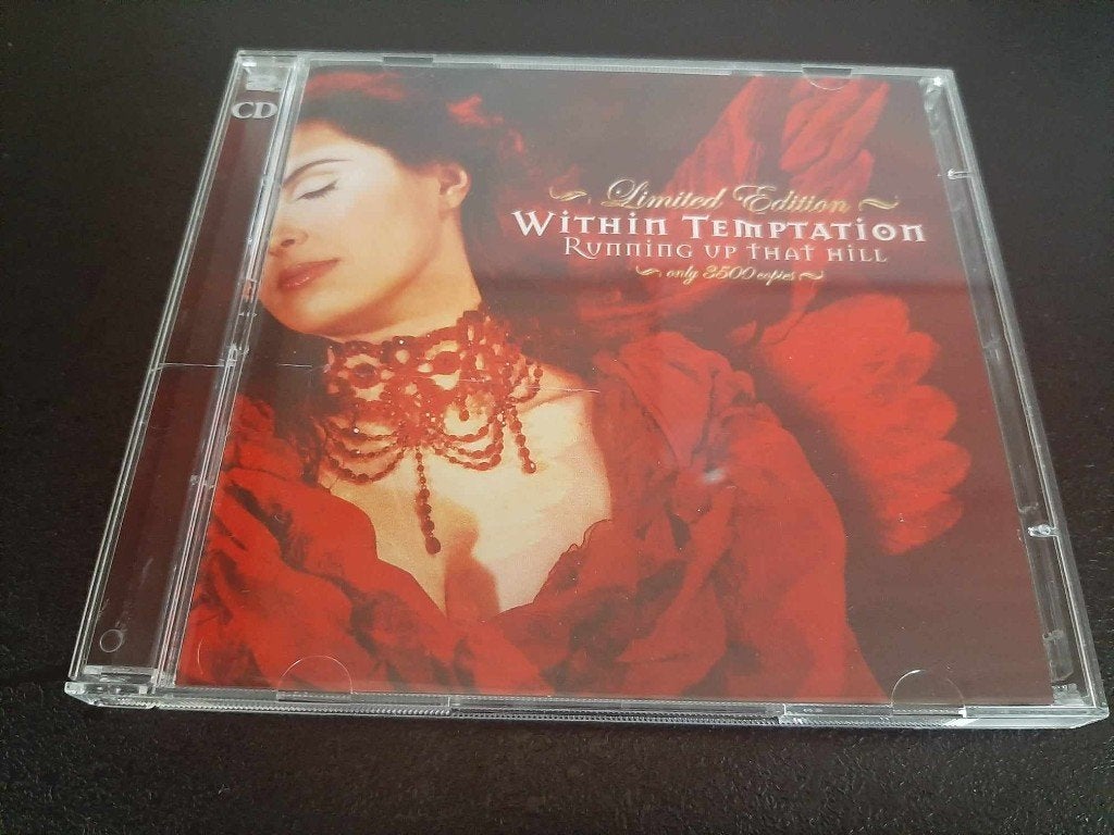 Within Temptation: Running up that hill (cd/dvd maxi-single), Ophalen of Verzenden, Rock en Metal, Gebruikt, Inclusief DVD