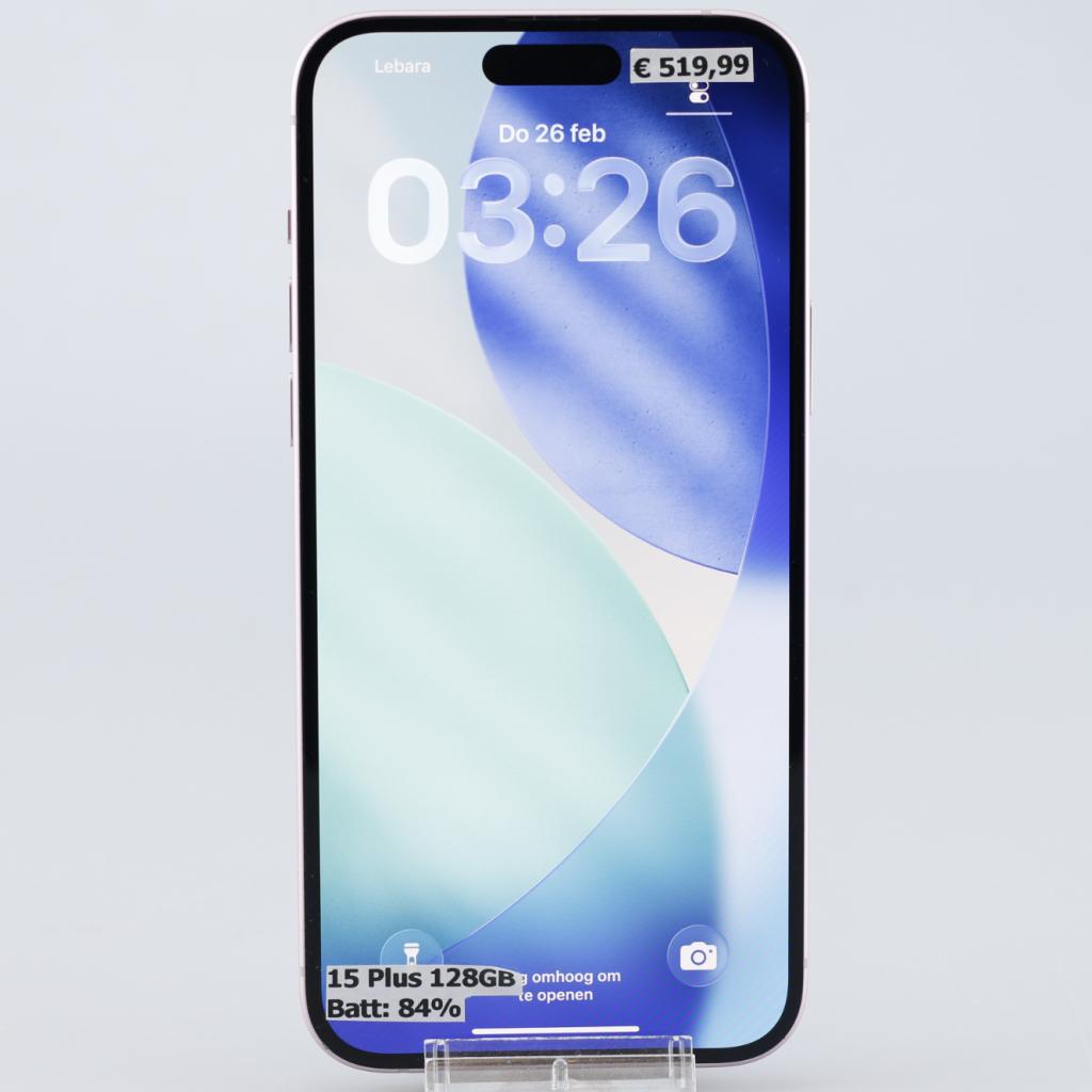 iPhone 15 Plus 128GB Roze | Nette staat, Telecommunicatie, Mobiele telefoons | Apple iPhone, Zo goed als nieuw