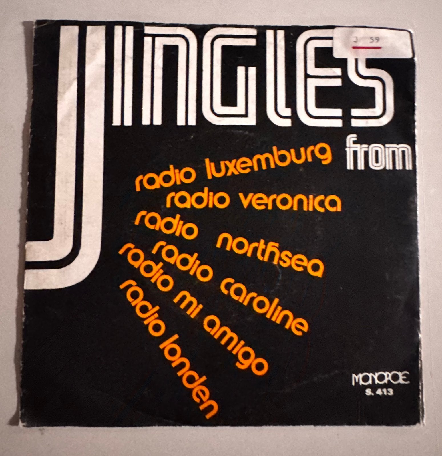 Vinyl Single - Jingles From, Cd's en Dvd's, Ophalen of Verzenden, Zo goed als nieuw, Pop
