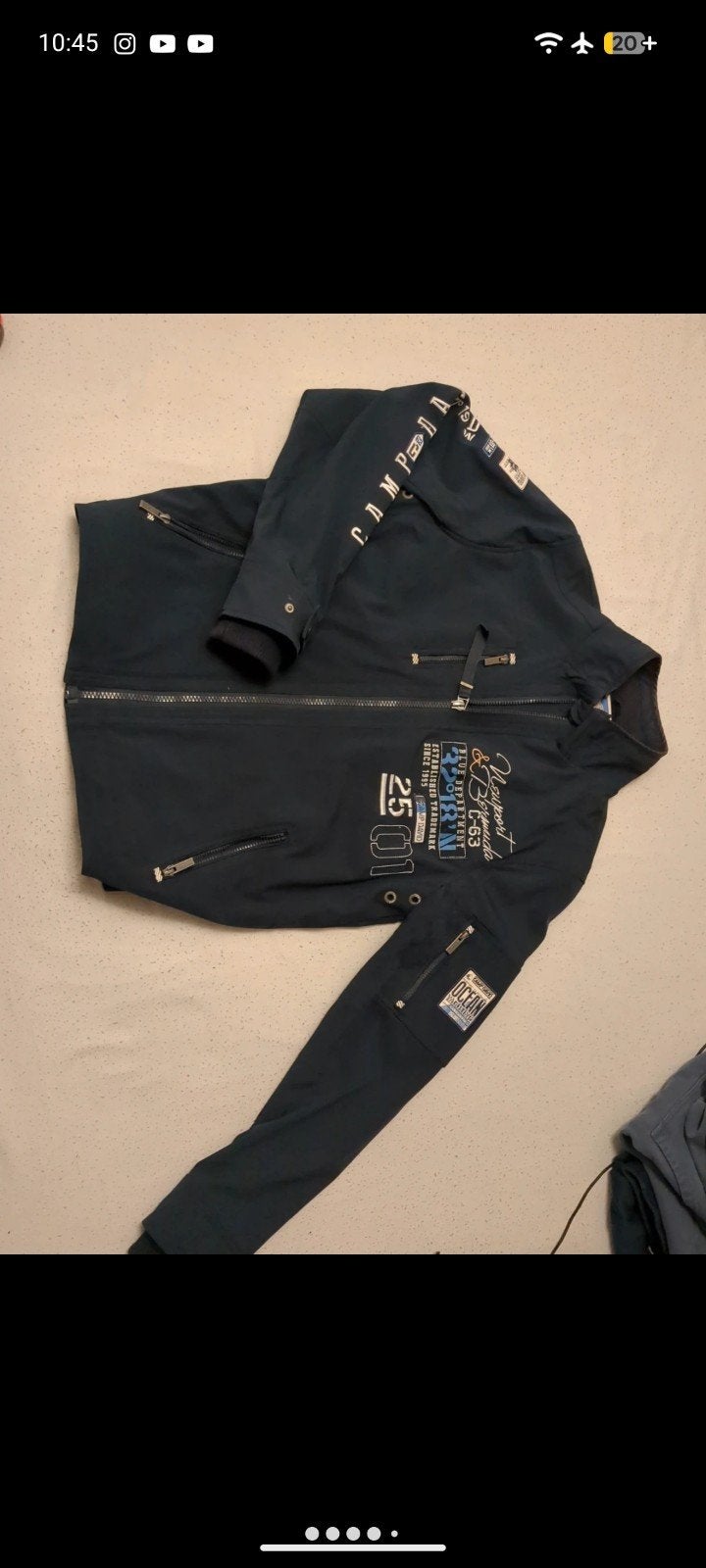 Camp David Newport & Bermuda Jas Maat L, Maat 52/54 (L), Blauw, Ophalen of Verzenden, Zo goed als nieuw