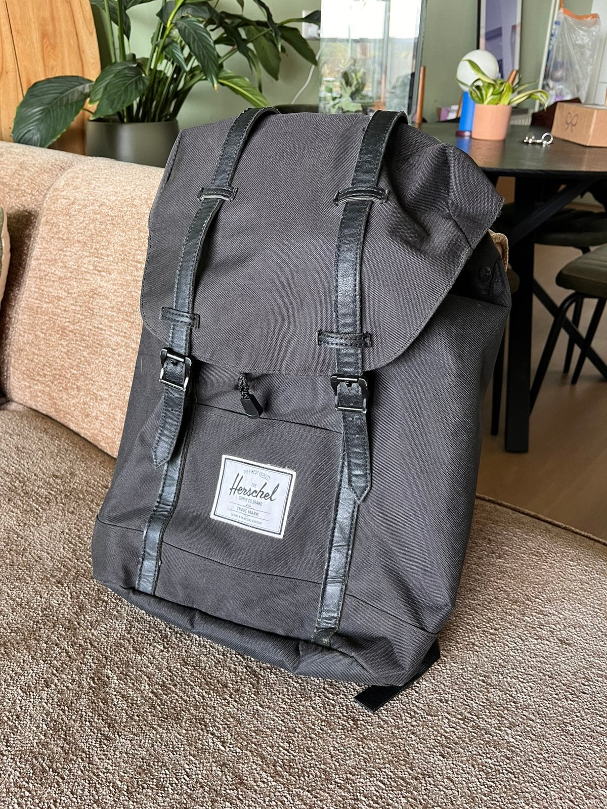 Herschel schoolrugzak, Ophalen, Zo goed als nieuw, 30 cm of meer