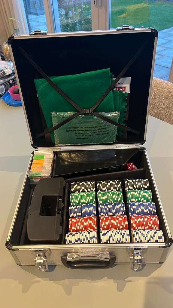 Gallery Play Casinokoffer Deluxe, Ophalen, Zo goed als nieuw