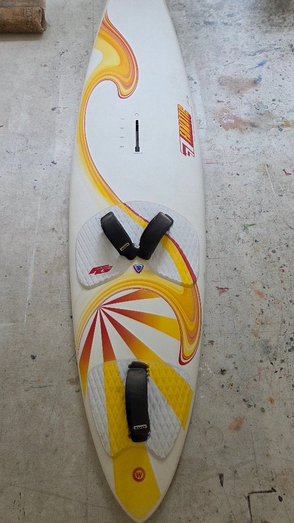 Fanatic Goya 92 Carbon Kevlar incl. originele vin, Watersport en Boten, Ophalen, 250 tot 300 cm, Gebruikt, Fanatic