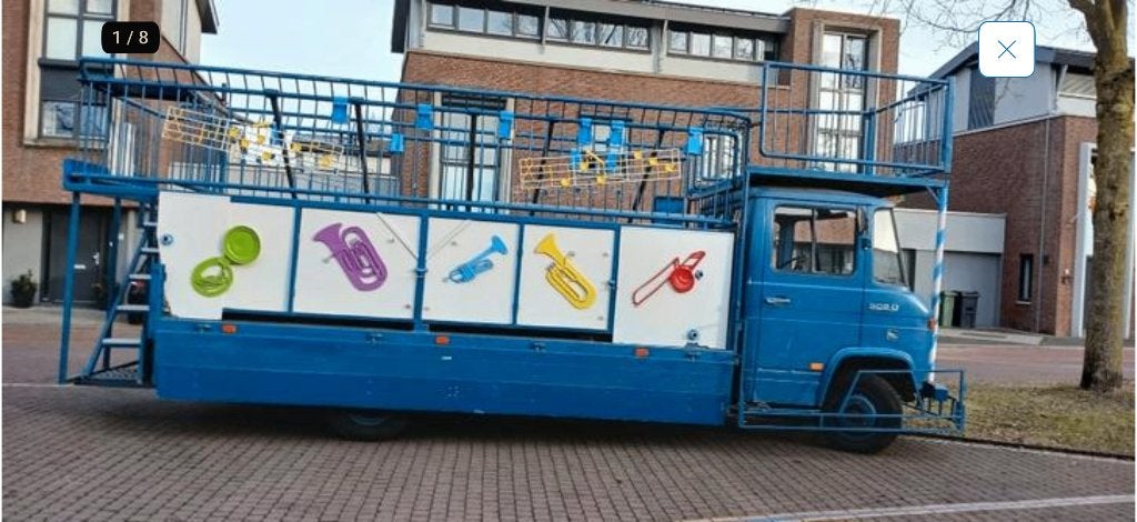 carnaval wagen opbouw voor dorpsfeest of muziekvereniging, Ophalen of Verzenden, Zo goed als nieuw, Hoed of Pruik, Carnaval