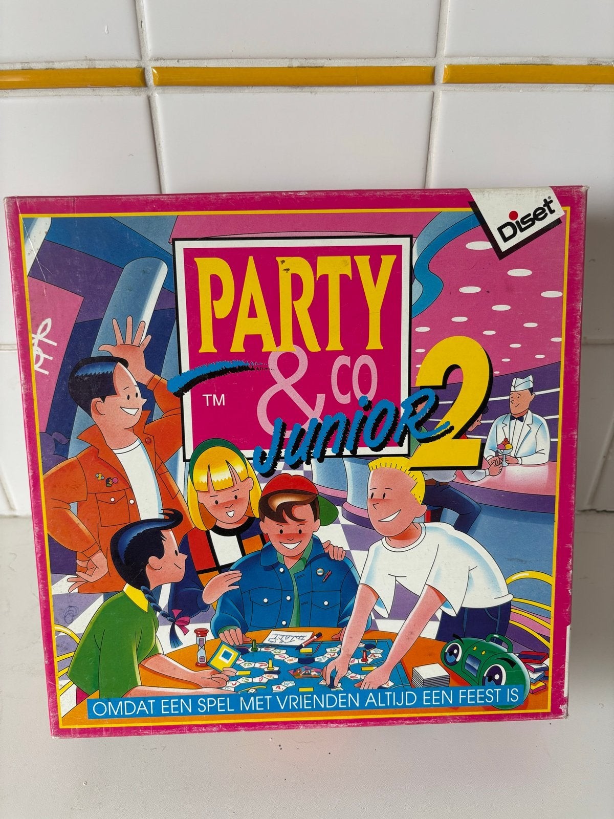 Party & Co Junior 2 - Leuk gezelschapsspel voor kinderen, Drie of vier spelers, Ophalen of Verzenden, Gebruikt
