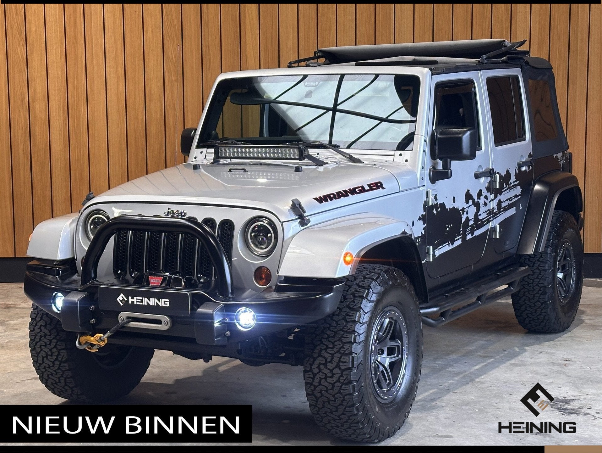 Jeep Wrangler Unlimited | Cabriolet | Trekhaak | Camera | Ai, Auto's, Gebruikt, Zwart, 4 cilinders, Cabriolet