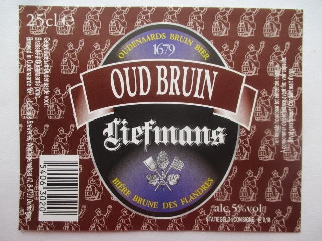 bieretiket Belgie 9-7 (E14) liefmans, Ophalen of Verzenden, Gebruikt, Overige typen, Overige merken